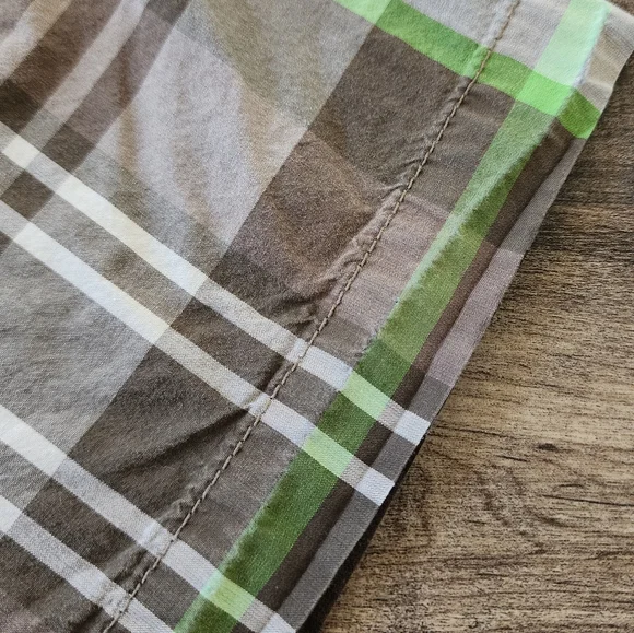 The North Face Men's Plaid Button Down Shirt Short Sleeve Men's Large - Picture 6 of 14